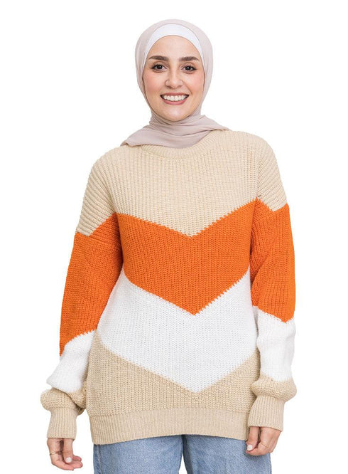 Design 2 Z - Striped Pullover - Khotwh